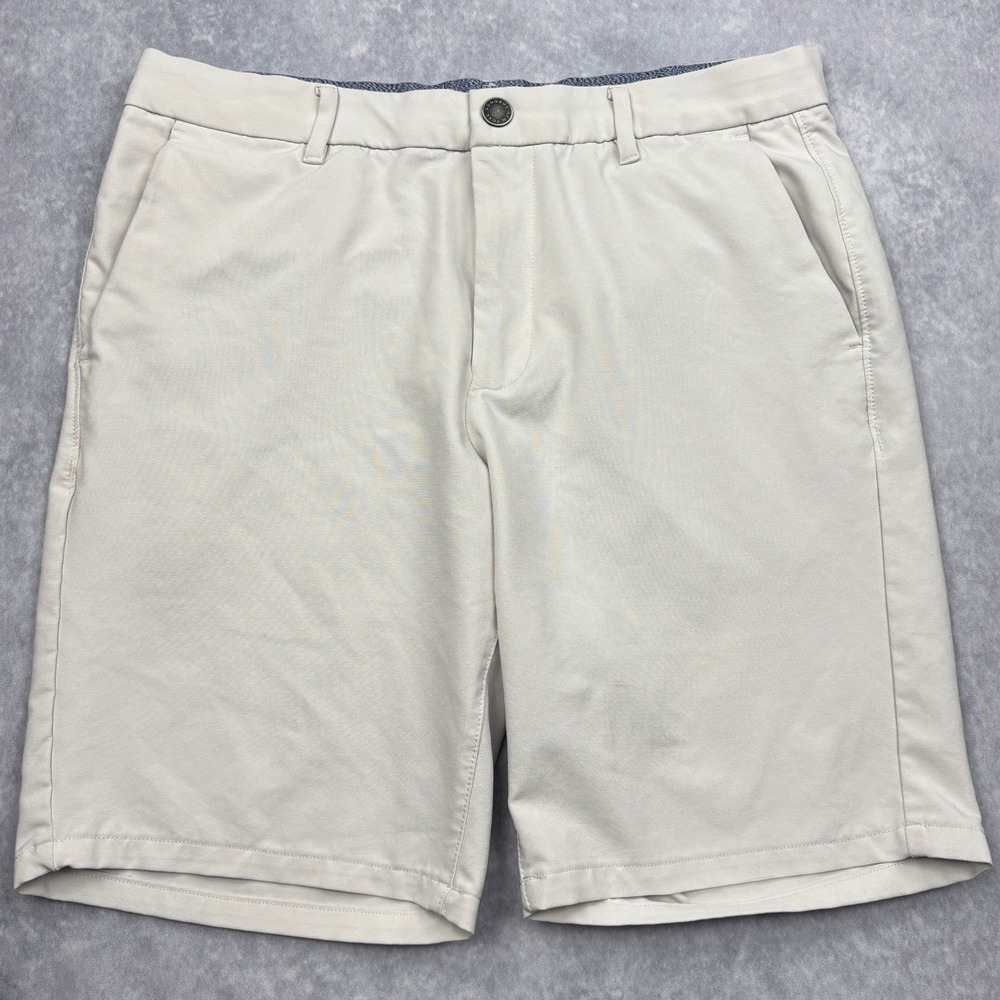Bonobos Golf Shorts Mens 32x9 Khaki Tan Stretch Performance Recycled Poly 32 9in